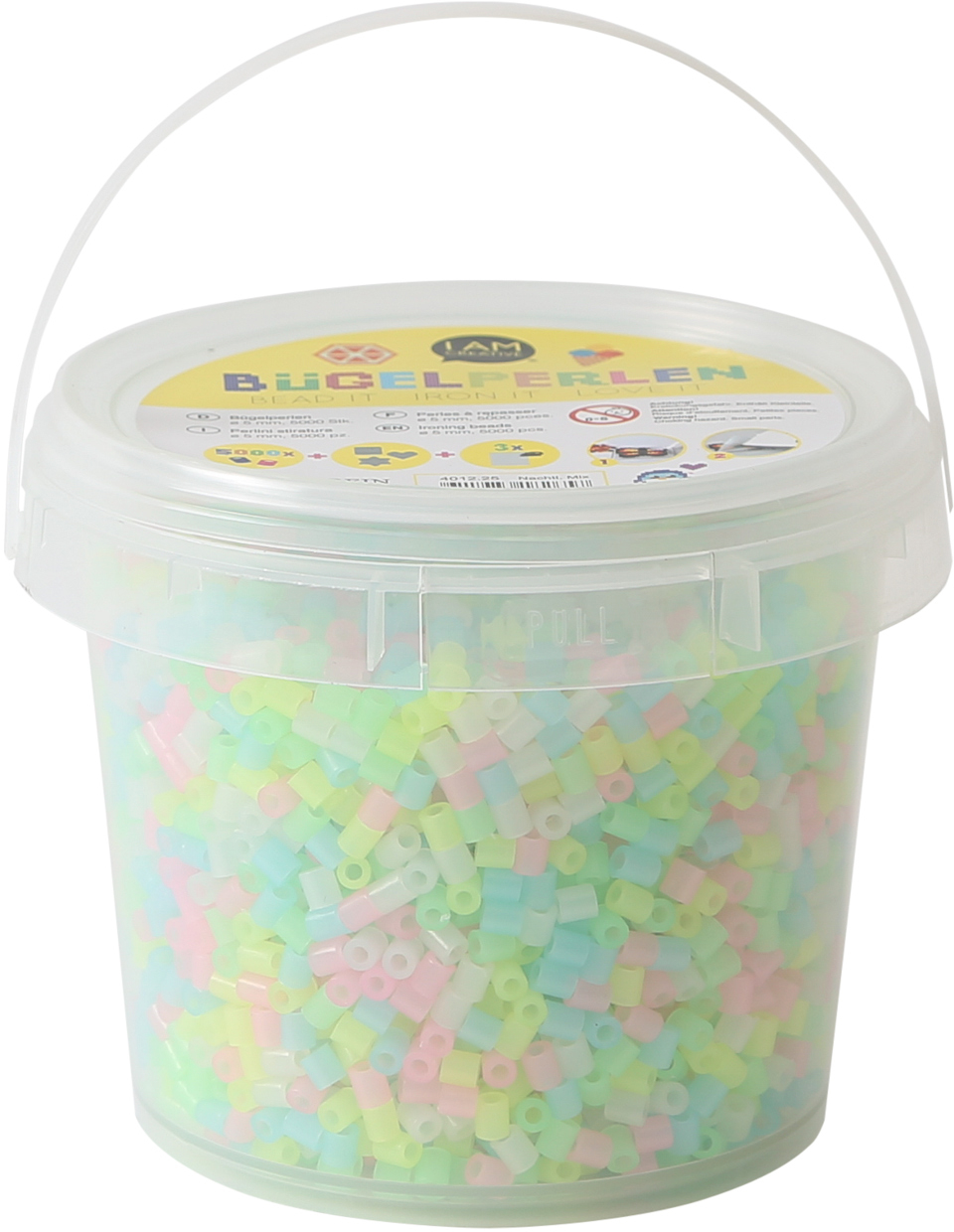 I-AM-CREATIVE-4012.25-7611983182657 I AM CREATIVE Bügelperlen 4012.25 Nachleuchtend 5000 Stück – Hochwertig & günstig bei ShopDeca