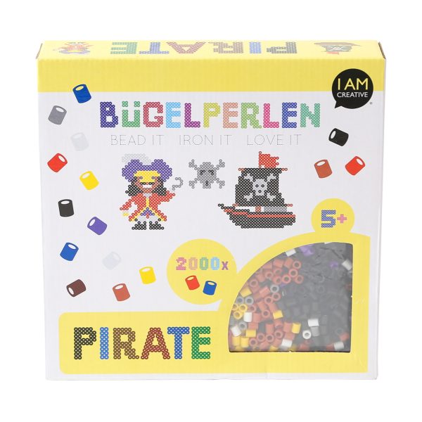 I AM CREATIVE Bügelperlen Set Pirat 4012.35 2000 Stück