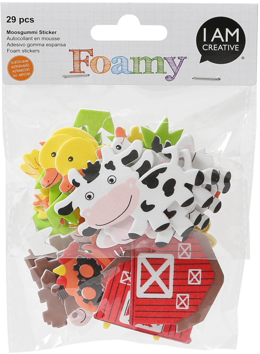 I-AM-CREATIVE-4019.36-7611983192991 I AM CREATIVE Foamy 4019.36 Farm II, 29 Stück – Hochwertig & günstig bei ShopDeca