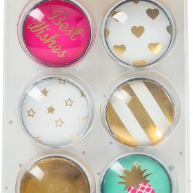 I AM CREATIVE Magnet Sommer Let`s Organize 4035.51 Glas, 3x1cm 6 Stück