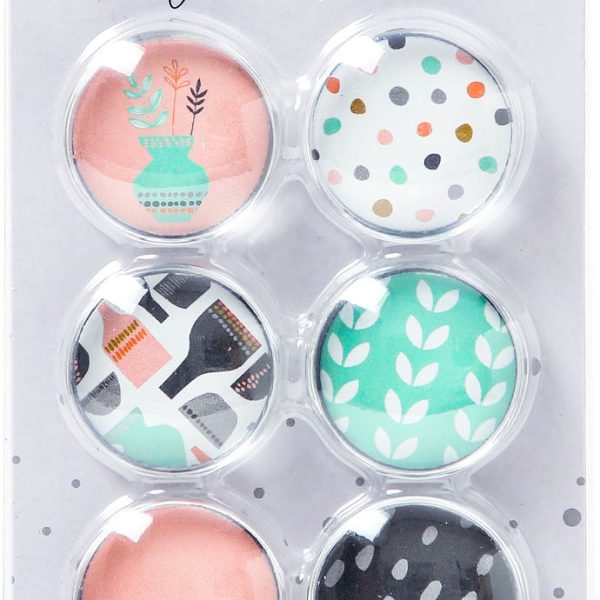 I AM CREATIVE Magnet Fresh Let`s Organize 4035.55 Glas, 3x1cm 6 Stück