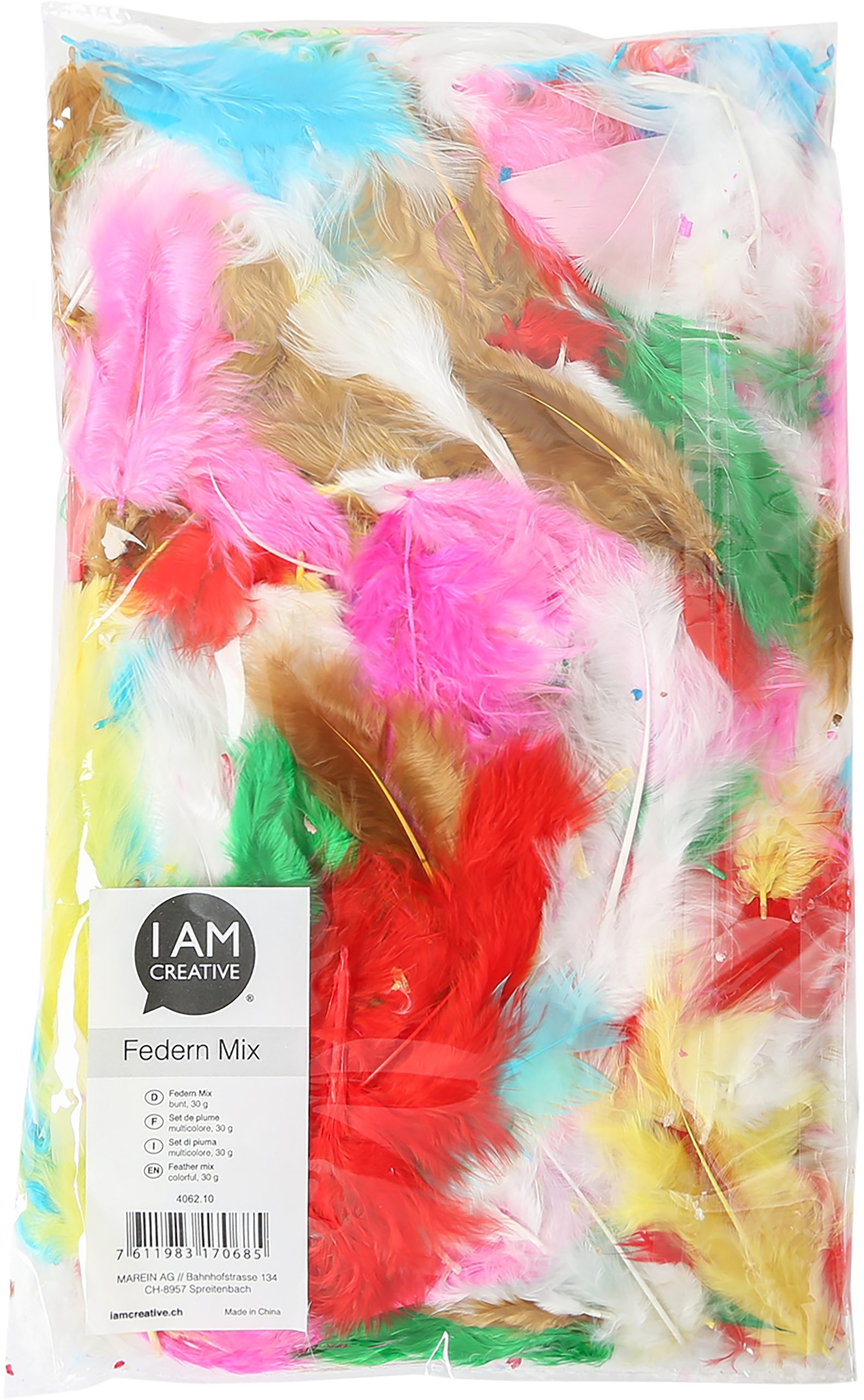 I-AM-CREATIVE-4062.1-7611983170685 I AM CREATIVE Federn Mix 8-10cm 4062.1 30g – Hochwertig & günstig bei ShopDeca