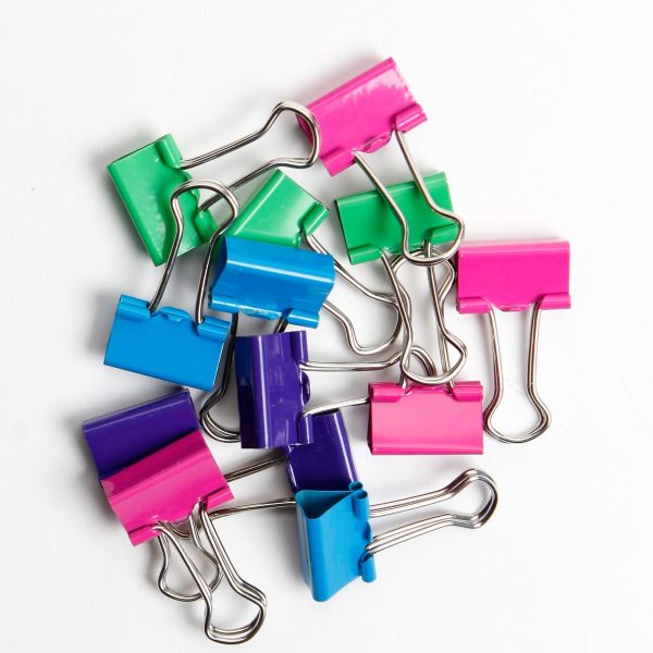I AM CREATIVE Clips klein farbig 4080.61 12 Stück