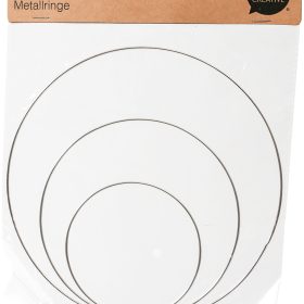 I AM CREATIVE Metallringe 10/20/30cm 4081.31 3 Stück