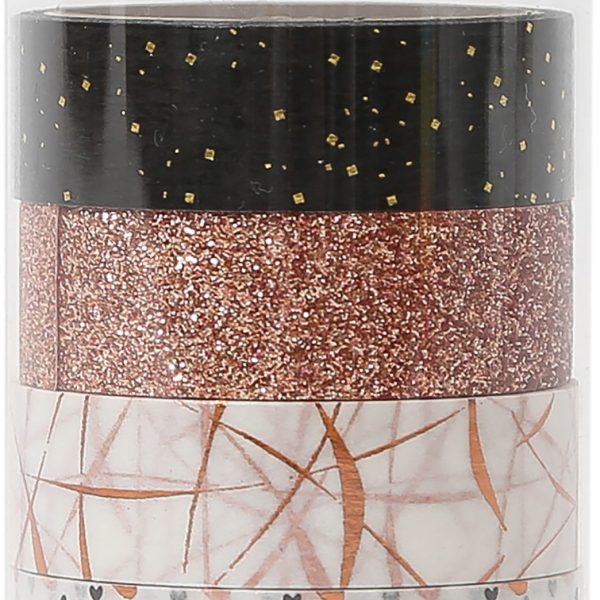 I AM CREATIVE Washi Tape Set 4085.106 Shine 5 Stück