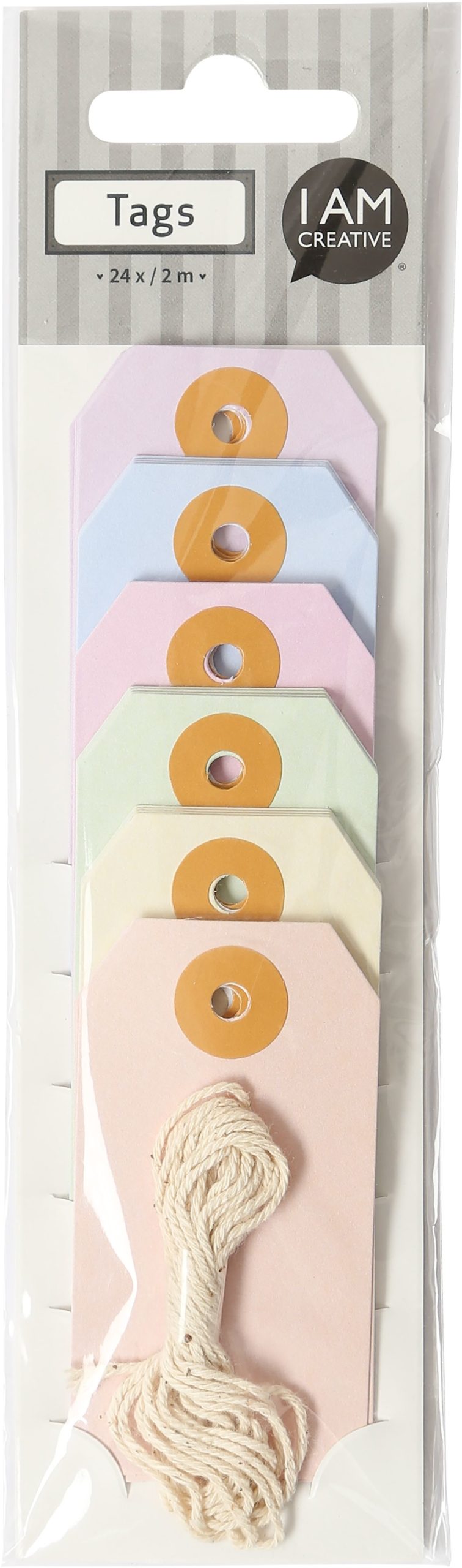 I-AM-CREATIVE-4087.472-7611983170814 I AM CREATIVE Geschenkanhänger 4087.472 ass., 24 Stück – Hochwertig & günstig bei ShopDeca