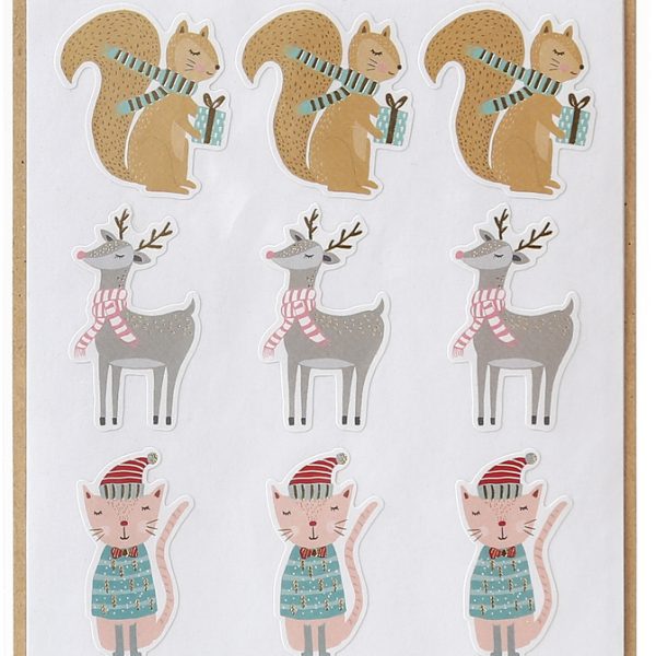 I AM CREATIVE Sticker X-mas I 4087.506 4 Blatt à 48 Stück