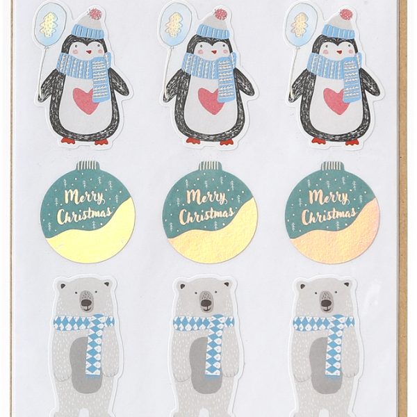 I AM CREATIVE Sticker X-mas II 4087.507 4 Blatt à 48 Stück