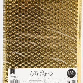 I AM CREATIVE Geschenktasche Let`s Organize 4088.077 metallic gold 3 Stück