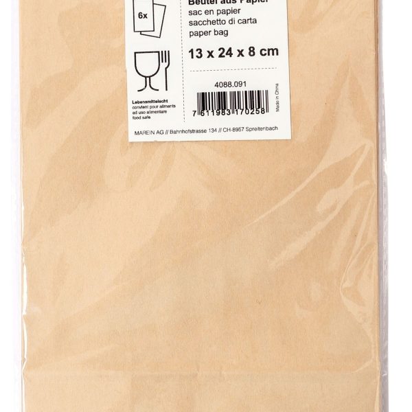 I AM CREATIVE Papierbeutel 4088.091 13x24x8cm, 6 Stück