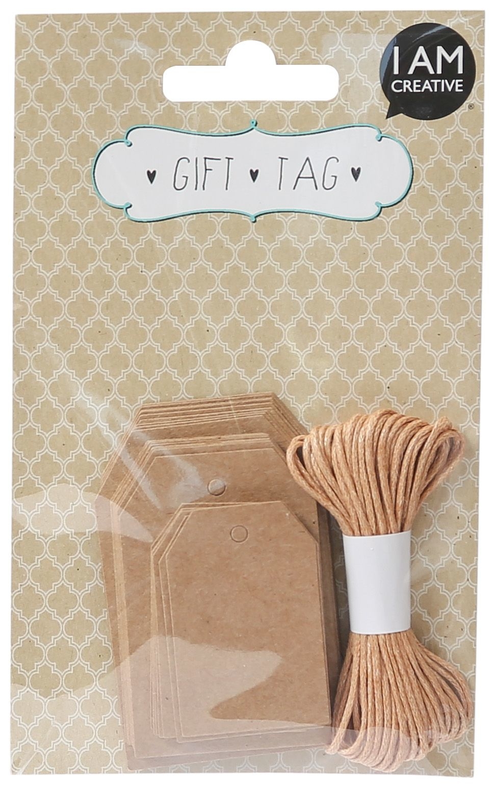 I-AM-CREATIVE-4088.55-7611983170913 I AM CREATIVE Geschenkanhänger 4088.55 BOHO Tag Set I, 30 Stück – Hochwertig & günstig bei ShopDeca