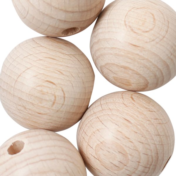 I AM CREATIVE Rohholzkugel 25mm 4530.25 Bucheholz 5 Stück