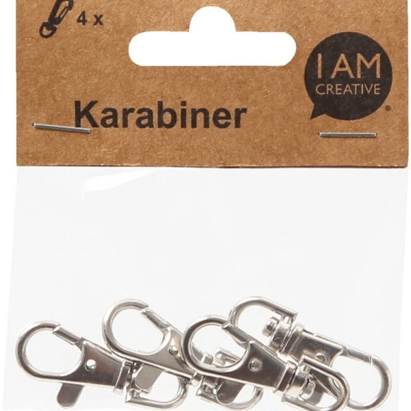 I AM CREATIVE Karabiner drehbar 4703.44 38x15mm 4 Stück