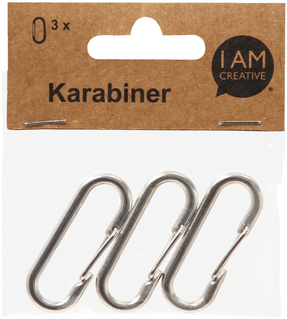 I-AM-CREATIVE-4703.47-7611983217557 I AM CREATIVE Karabiner oval 4703.47 47x15mm 3 Stück – Hochwertig & günstig bei ShopDeca
