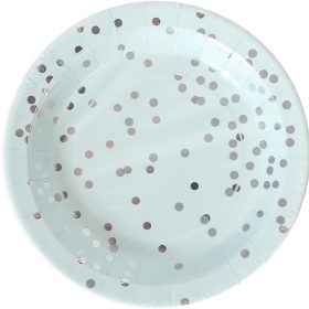 I AM CREATIVE Pappteller, mint, 18.5cm 6010.926 8 Stück