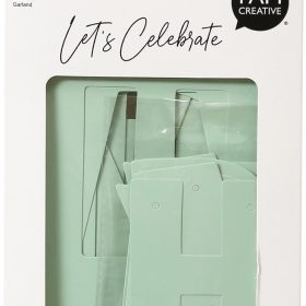I AM CREATIVE Girlande, Birthday,mint,230cm 6010.963 2 Stück