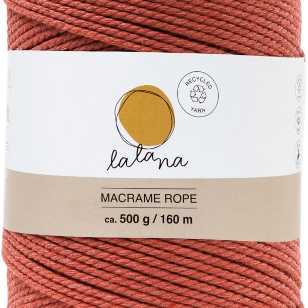 I AM CREATIVE Macrame Rope 6203.18 rusty, 2mm, 500g