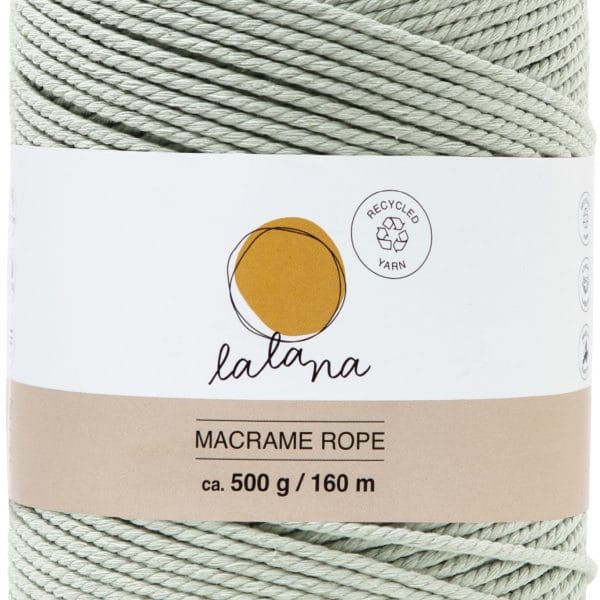 I AM CREATIVE Macrame Rope 6203.24 little green, 2mm, 500g
