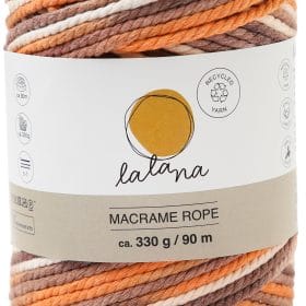 I AM CREATIVE Macrame Rope 6204.99 Rainbow 3, 3mm, 330g