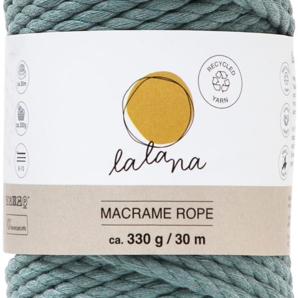 I AM CREATIVE Macrame Rope 6205.25 salvia, 5mm, 330g