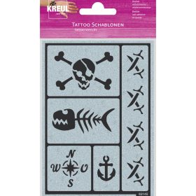 I AM CREATIVE Tattoo Schablone 62145 Pirates Party