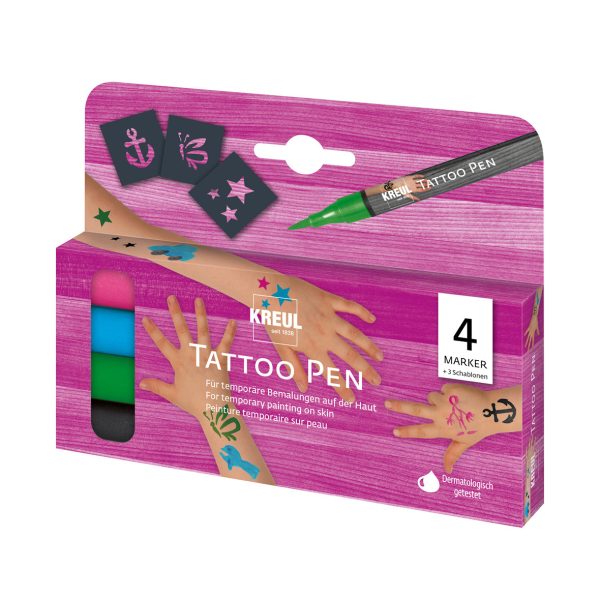 I AM CREATIVE Tattoo Pen Set 62171 Anker, Sterne 4er Set