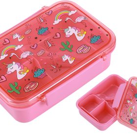 I-DRINK Lunch Box mit Löffel + Gabel ID2016 Unicorn