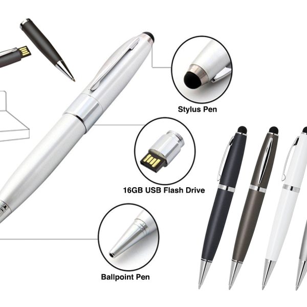 I-TOTAL Touch Pen mit USB-Schlüssel CM3293 16 GB ass.