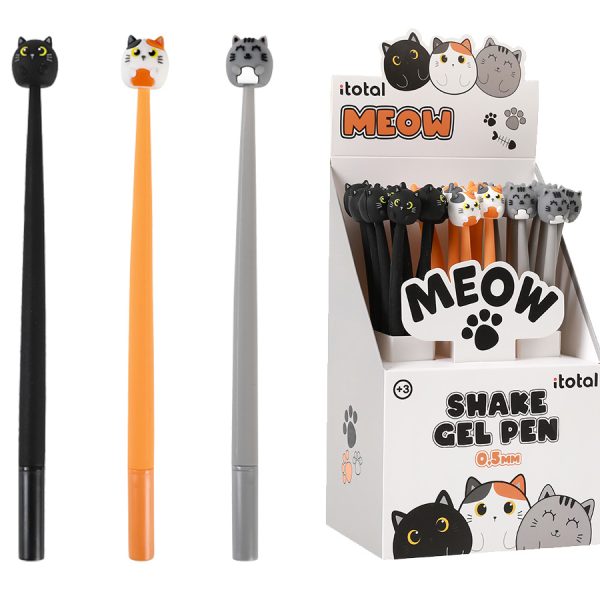 I-TOTAL Gelschreiber Cat XL1164B flexibel, assortiert