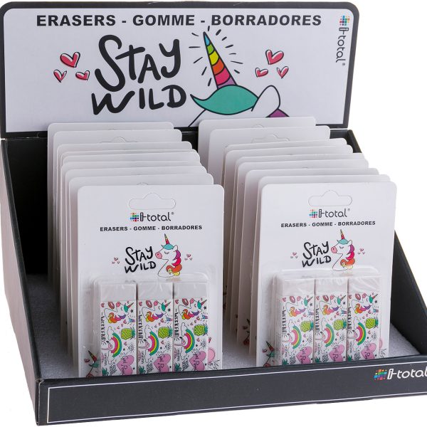 I-TOTAL Radiergummi Einhorn XL1837 3 pcs. 2.2x1.2x6.2cm