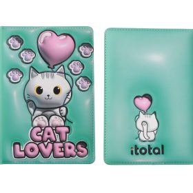 I-TOTAL Notizbuch 3D A5 XL1840Q white Cat