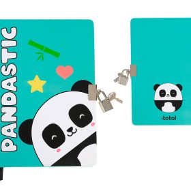 I-TOTAL Tagebuch A5 XL1844 Panda, dotted