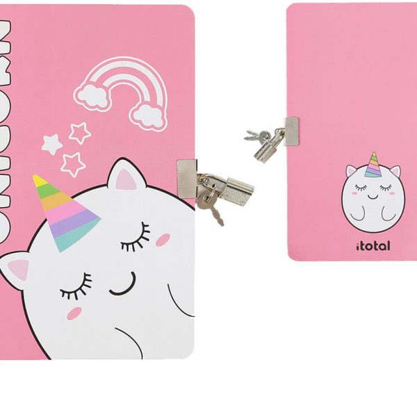 I-TOTAL Tagebuch Einhorn XL1848 Einhorn, dotted