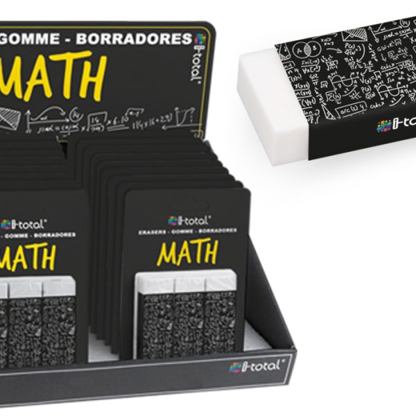 I-TOTAL Radiergummi Math XL1877 3 pcs. 22.2x1.2x6.2cm