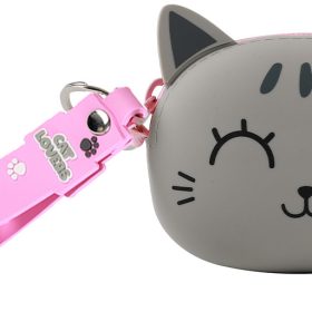 I-TOTAL Silikon Clutch XL2484C Grey Cat