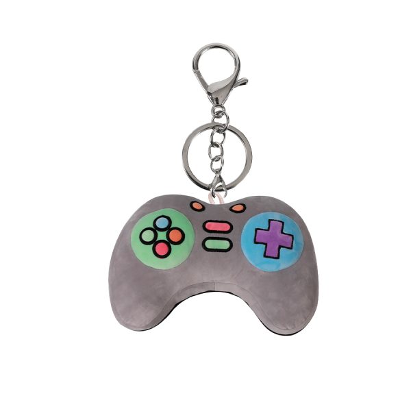 I-TOTAL Schlüsselanhänger plüsch XL2492E Let's Play, grau