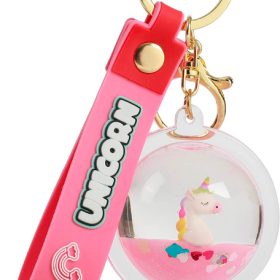 I-TOTAL Schlüsselanhänger Kugel XL2793C Unicorn pink