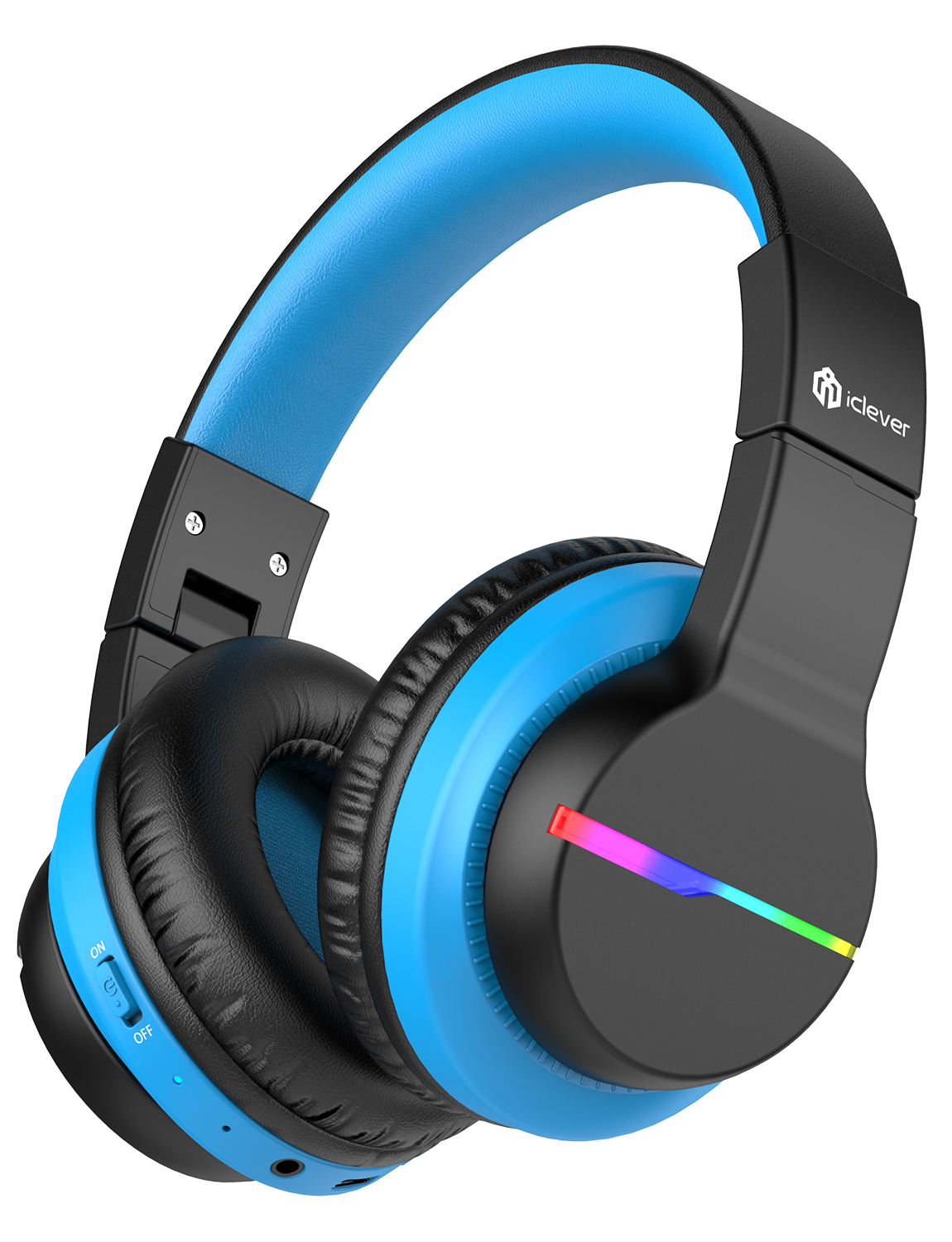 ICLEVER-C03-1702N-32-6934911798388 ICLEVER Kids Bluetooth Headphones C03-1702N-32 BTH12, LED, 55h, black – Hochwertig & günstig bei ShopDeca