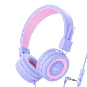 ICLEVER Wired Kids Headphones C03-2301N-03 HS14, 3,5mm, Mic, purple