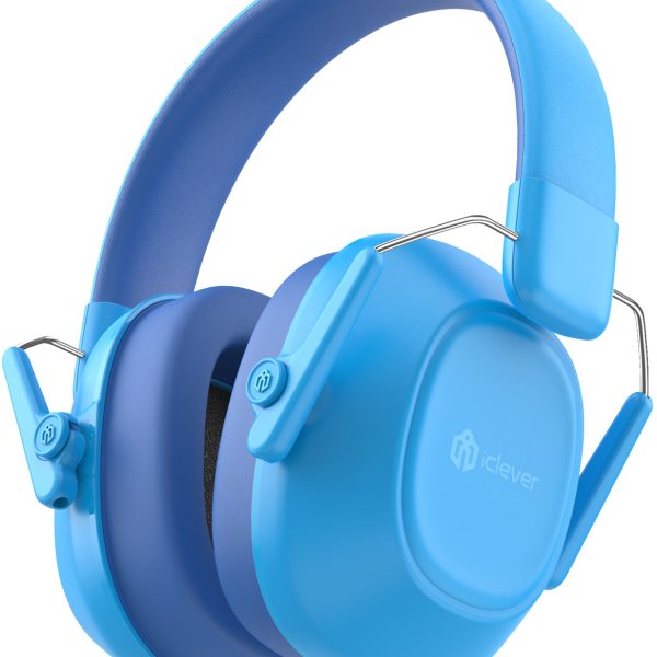 ICLEVER Noise Reduction Ear Muffs C06-2301N-21 IC-EM01, 26dB, blue
