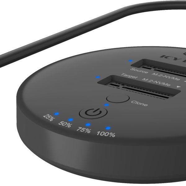 ICY BOX Clone & DockingStation for IB-1612MCL-C31 2x M.2 NVMe SSD