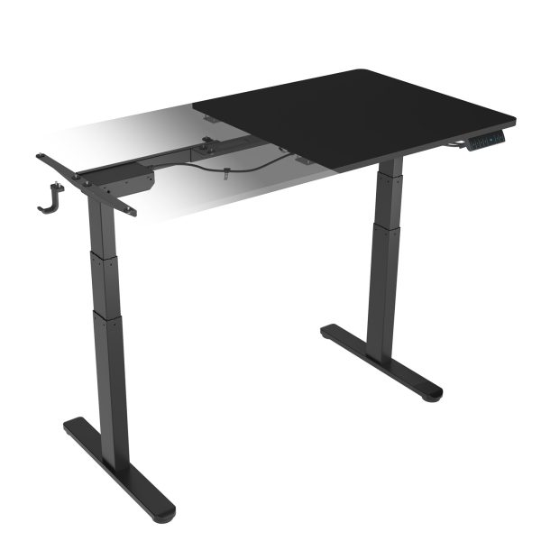 ICY BOX Hubtischgestell IB-EW122B-TT schwarz, höhenverstellbar