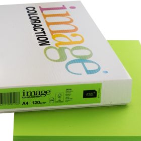 IMAGE COLORACTION Kopierpapier Java A4 266695 120g, maigrün 250 Blatt