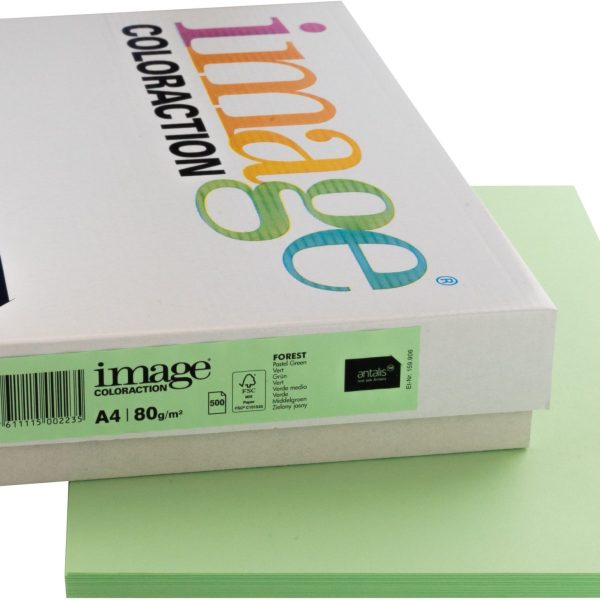 IMAGE COLORACTION Kopierpapier Forest A4 274581 80g, grün 500 Blatt