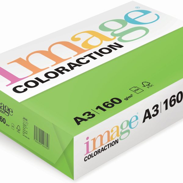 IMAGE COLORACTION Kopierpapier Java A3 285494 120g, maigrün 250 Blatt