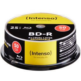 INTENSO Blue-ray 50 GB, 6x, Record. 5001124 Cake Box 25 Discs