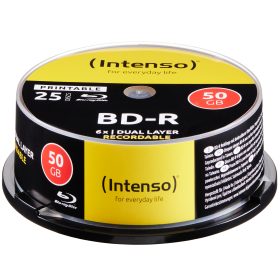 INTENSO Blue-ray 50 GB, 6x, Print. 5101124 Cake Box 25 Discs