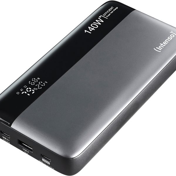 INTENSO Powerbank HE25000, 140W 7350060 25000mAh, grey-black