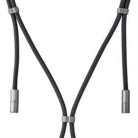 INTENSO Phone Lanyard Charg.Data Cable 7991000 2x USB-C, up to 1.65m black