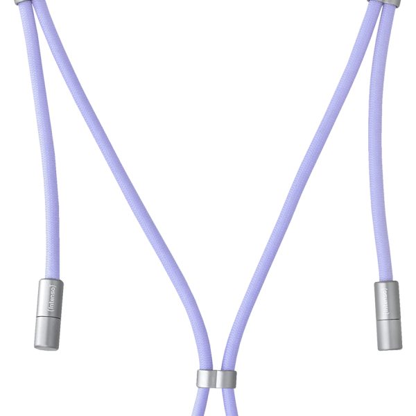 INTENSO Phone Lanyard Charg.Data Cable 7991003 2x USB-C, up to 1.65m purple